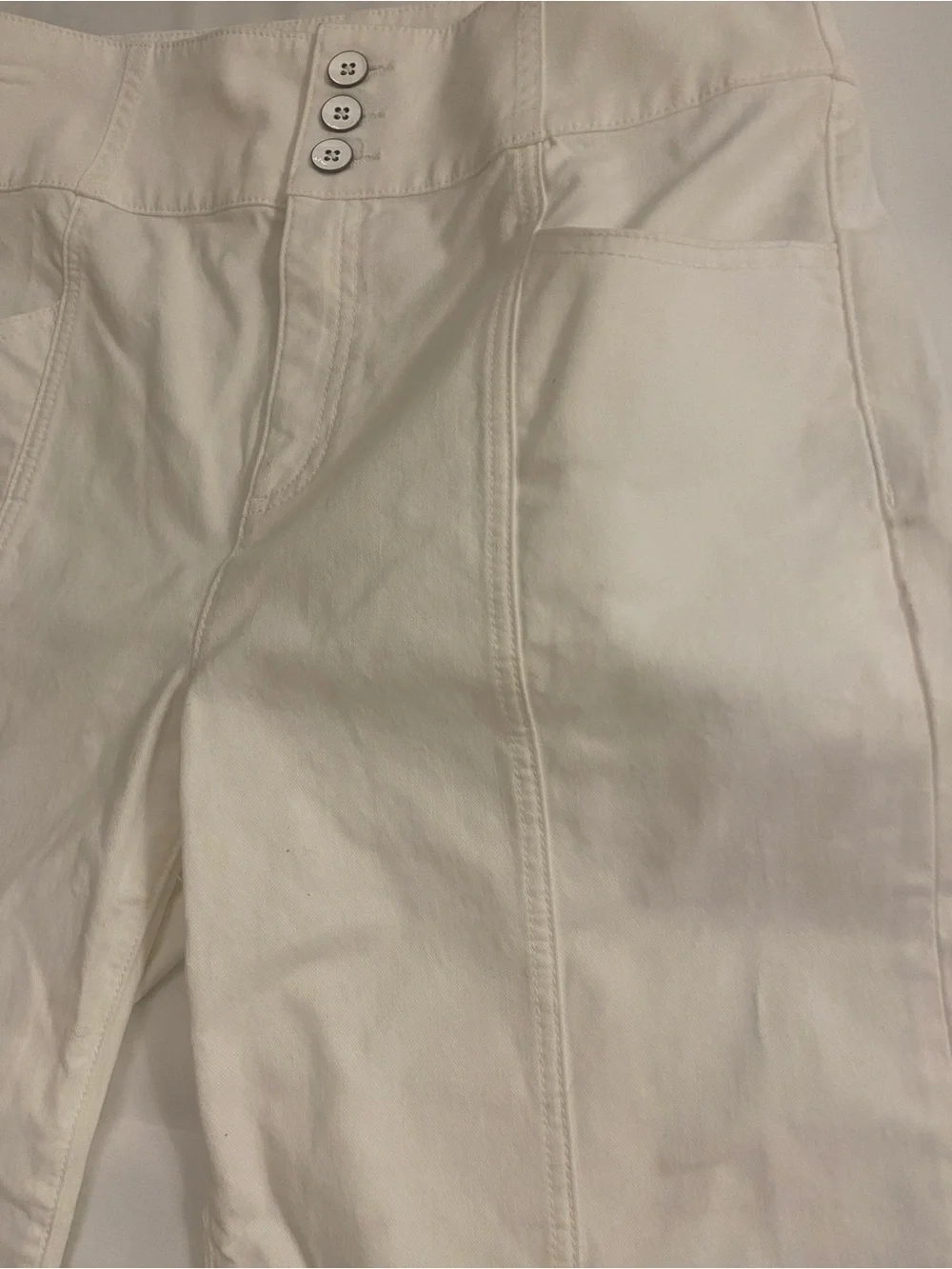 kate spade Women’s white high waisted Cropped Jeans size 30